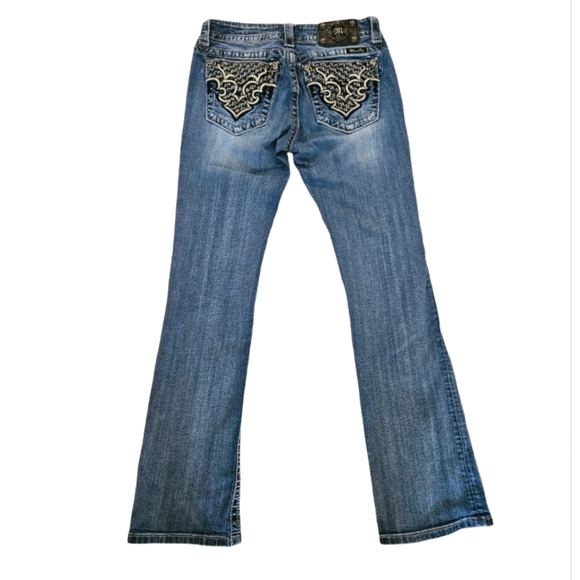 Miss Me embellished jewel gems 💎 boot cut jeans 28 - Picture 1 of 5